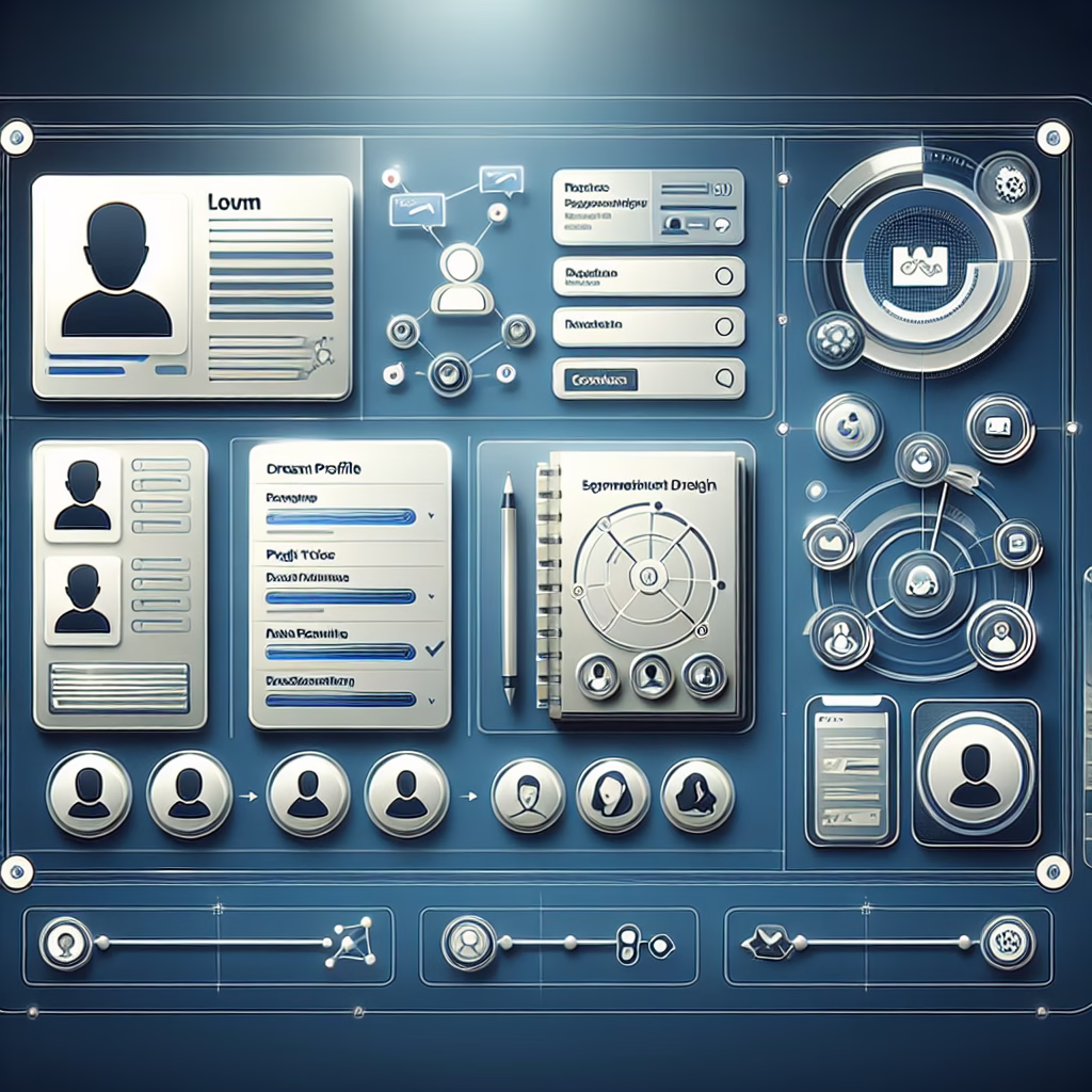 A clean, modern interface of a CRM system, showcasing contact management features with profiles, interaction history, and segmentation tools.