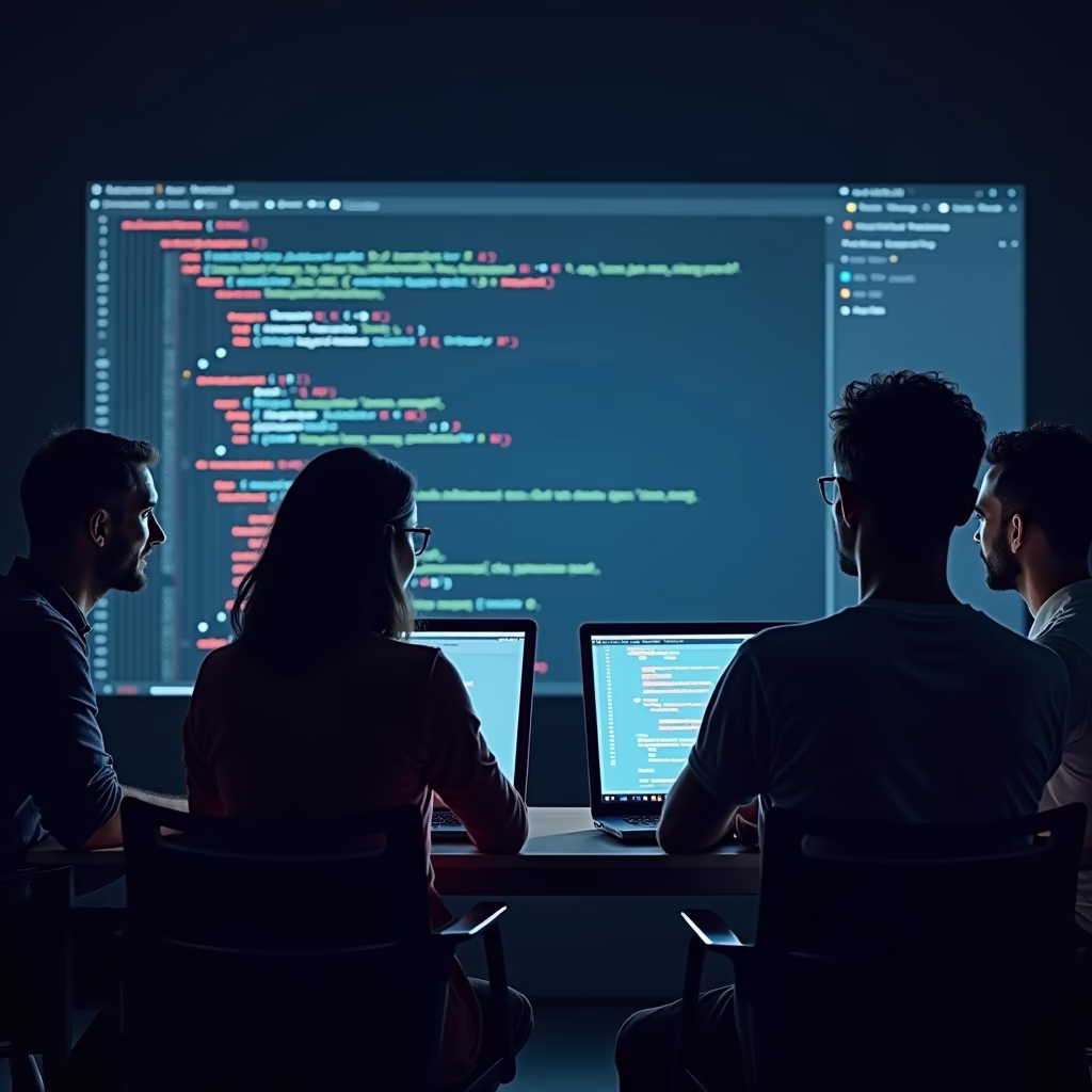 An AI agent managing multiple automated marketing campaigns on a large dashboard, displaying real-time performance data, budget allocation, and audience interaction metrics. The style is clean and futuristic, emphasizing data visualization.