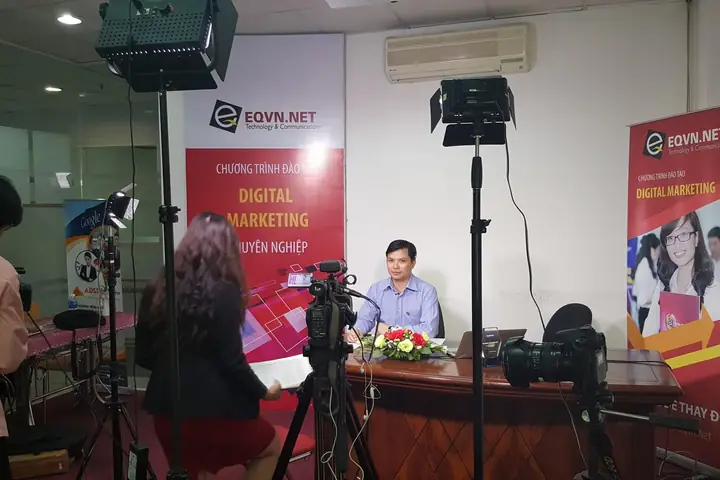 Ghi hình chương trình đào tạo Digital Marketing chuyên nghiệp – EQVN